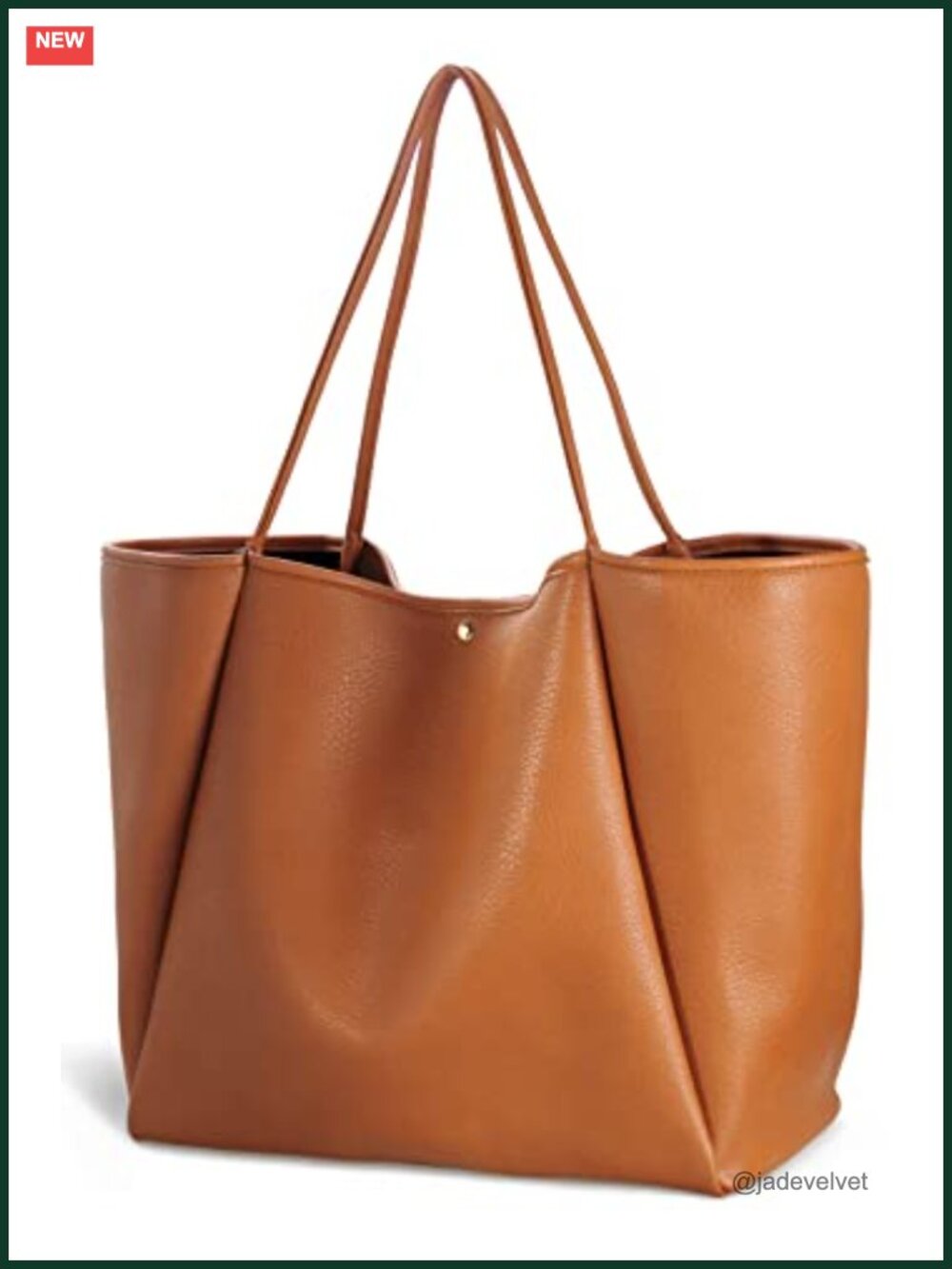 Oversize Faux Leather Tote Women Weekender Bag Shopper Handbag Travel Purse